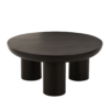 Salontafel Tris Mangohout Zwart