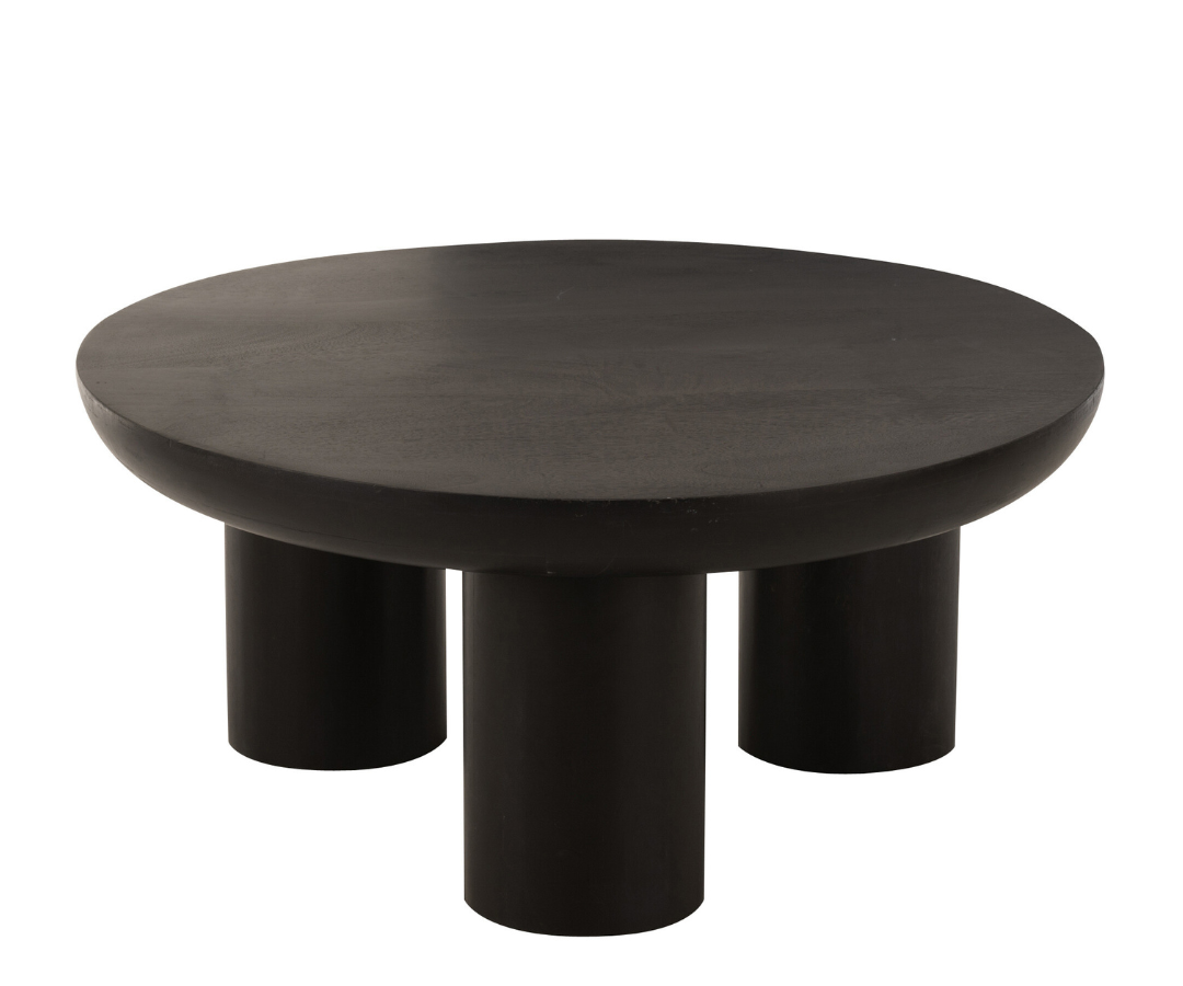 Salontafel Tris Mangohout Zwart (1) Salontafel Tris Mangohout Zwart