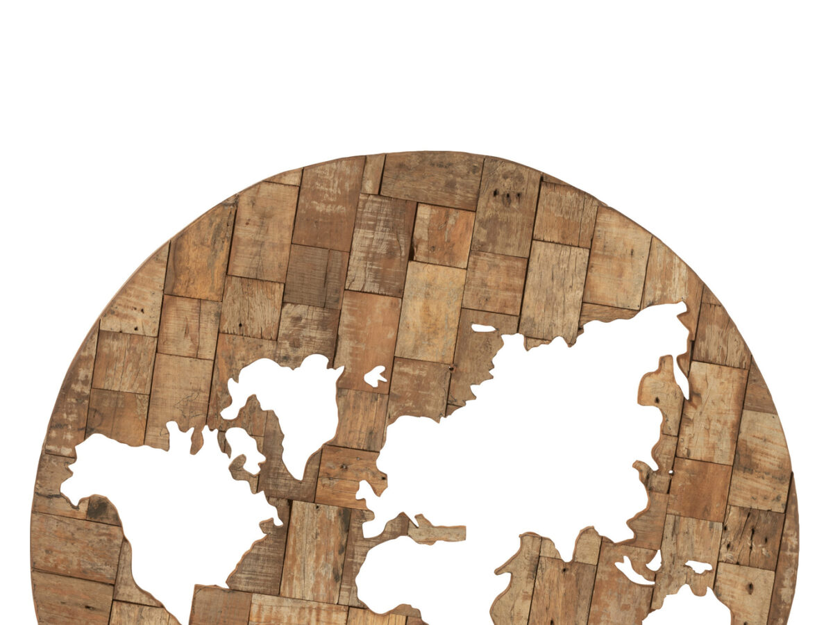 Wanddecoratie Wereld Kaart