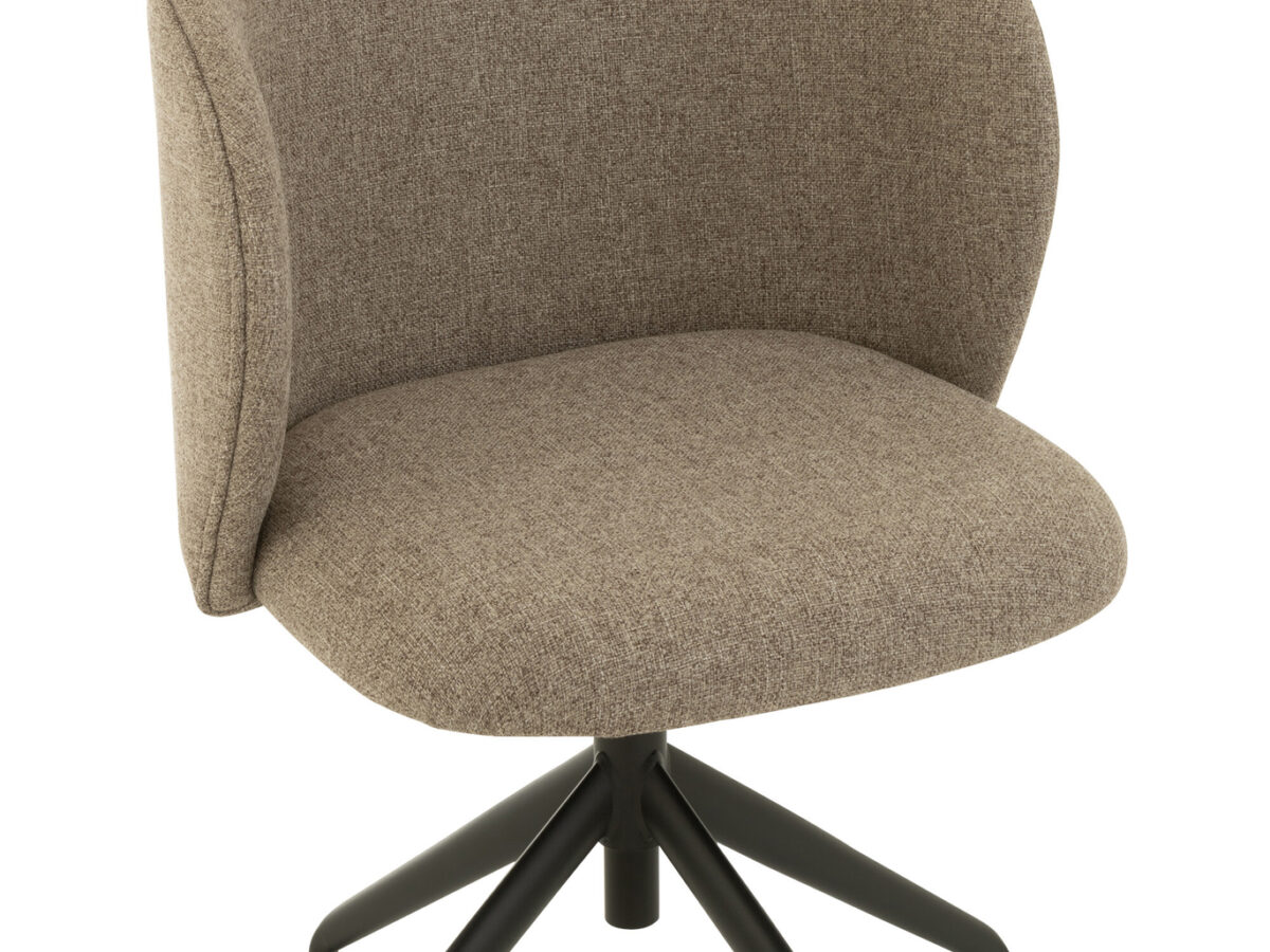 Stoel Turn Up / Down Linnen Donkerbruin/Beige