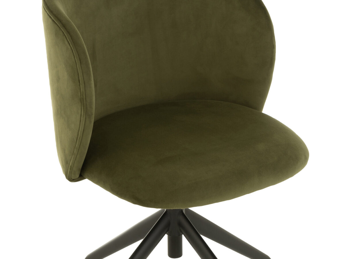 Stoel Turn Up/Down Fluweel Donkergroen