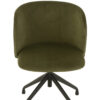 Stoel Turn Up/Down Fluweel Donkergroen