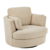 Lounge stoel Swiv Beige draaibaar