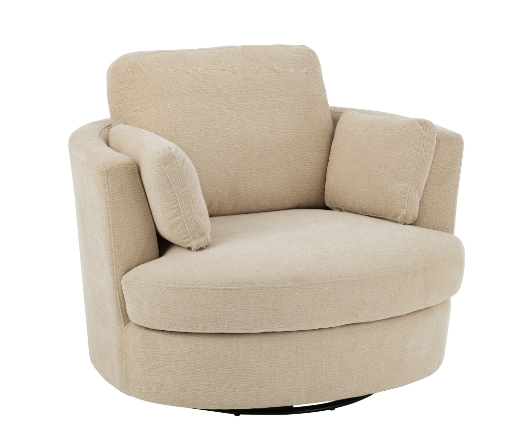 Lounge Stoel Swiv Beige
