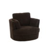46064 Lounge stoel Swiv Donkerbruin Lounge Stoel Swiv Donkerbruin Draaibaar