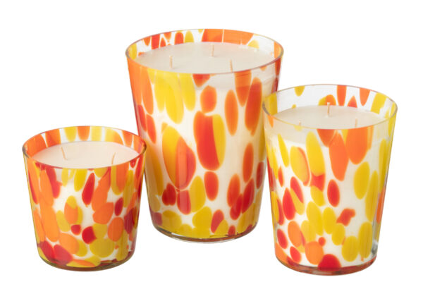 Geurkaars Noa Rood/Geel Groot-95 Uur