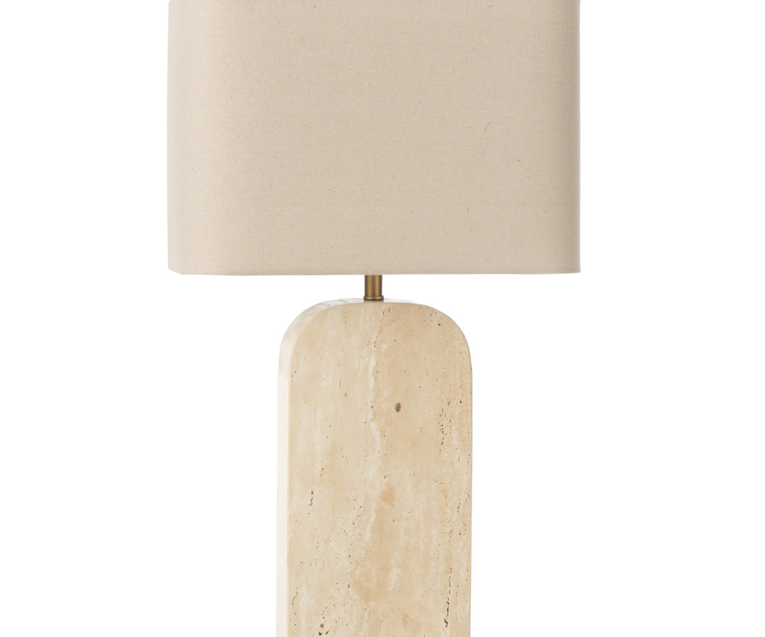 Tafellamp Travertin Beige J-line
