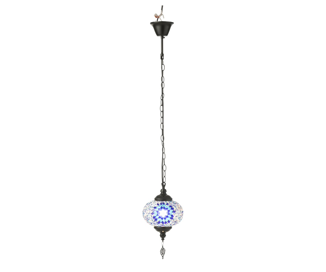 Hanglamp Mozaïek Blauw Small