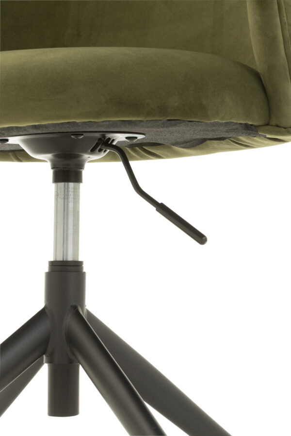Stoel Turn Up/Down Fluweel Donkergroen