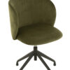Stoel Turn Up/Down Fluweel Donkergroen