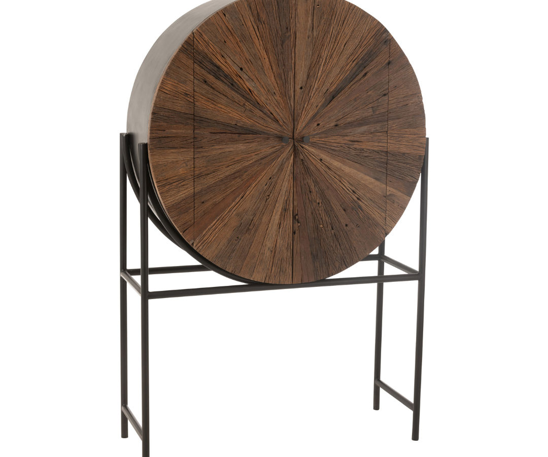 Barkast Shanil Rond Bruin J-line