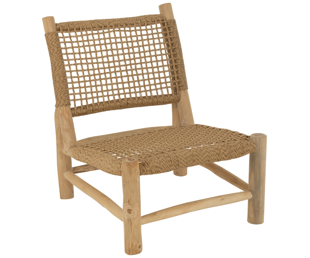 Loungestoel Vita Teakhout