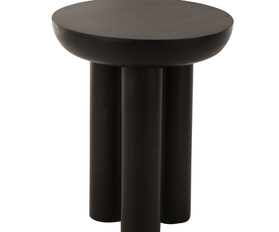 Bijzettafel Tris mangohout Zwart 46001