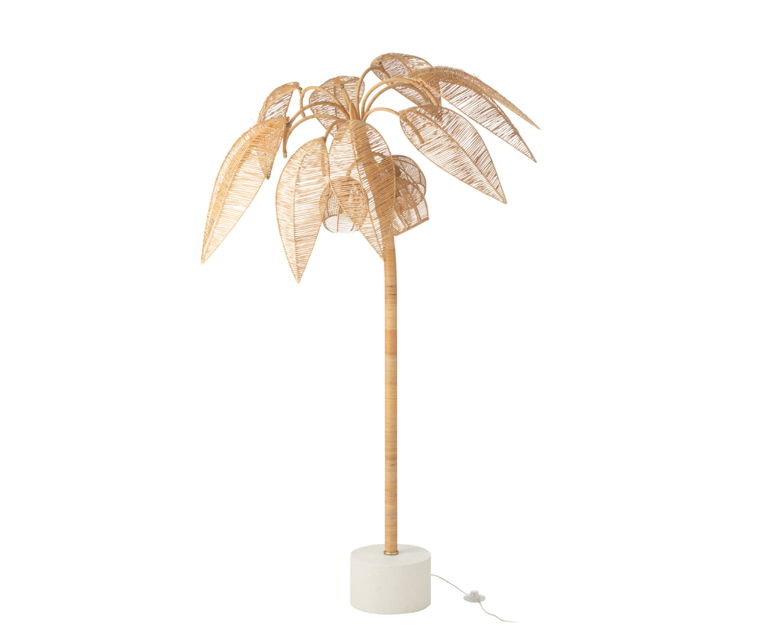 Vloerlamp Kokospalm 54301 Vloerlamp Kokospalm Rotan