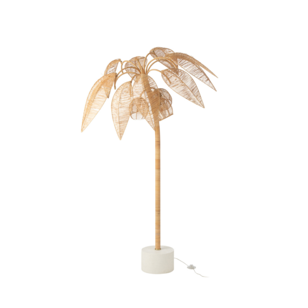 Vloerlamp Kokospalm Rotan