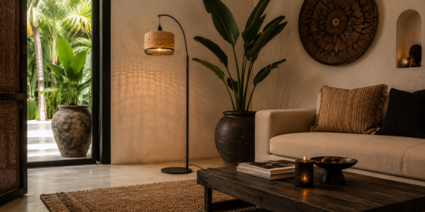 Vloerlamp Lanterne Naturel