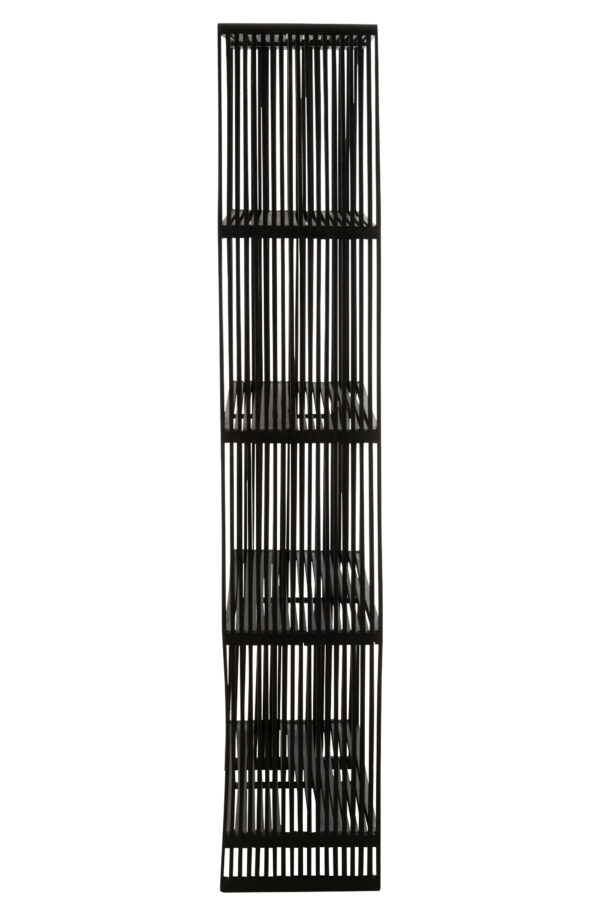 Wandkast Gigi 4 planken Zwart