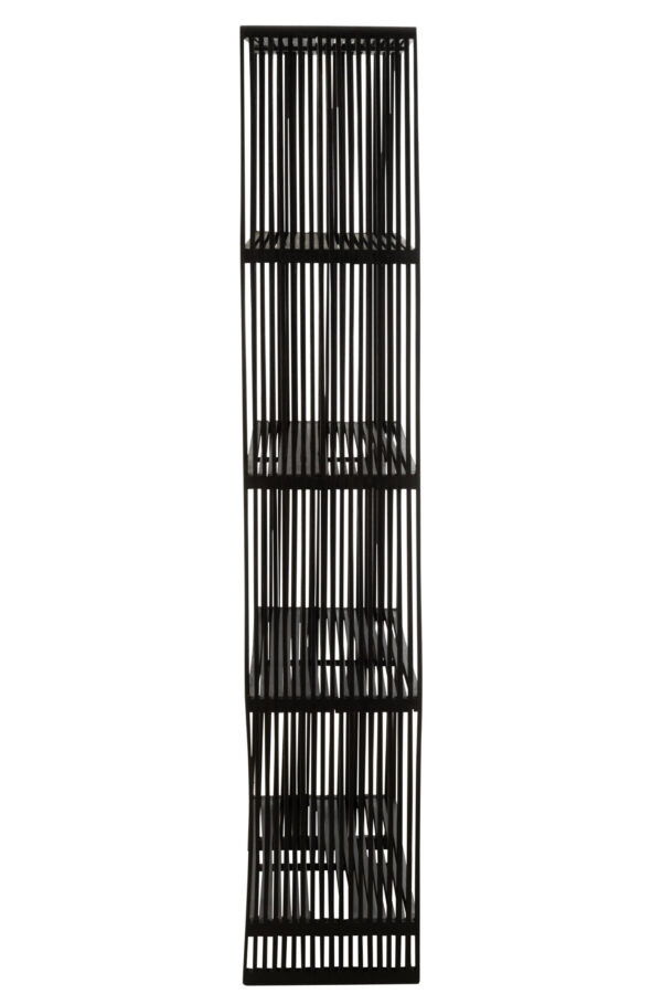 Wandkast Gigi 4 planken Zwart