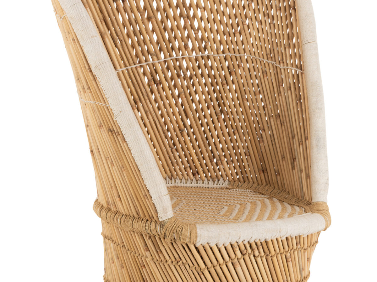 Stoel met rugleuning Bamboe