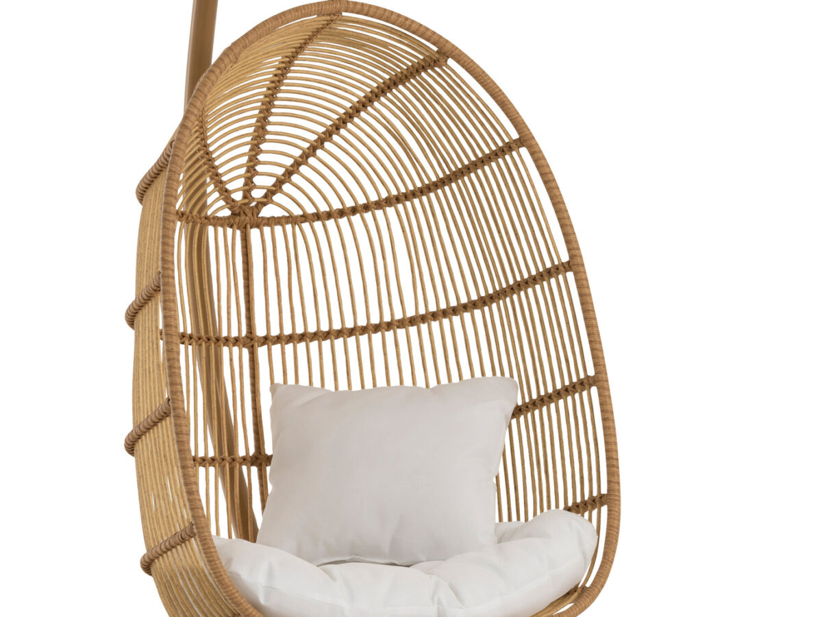 Hangstoel Ovaal Staal Naturel