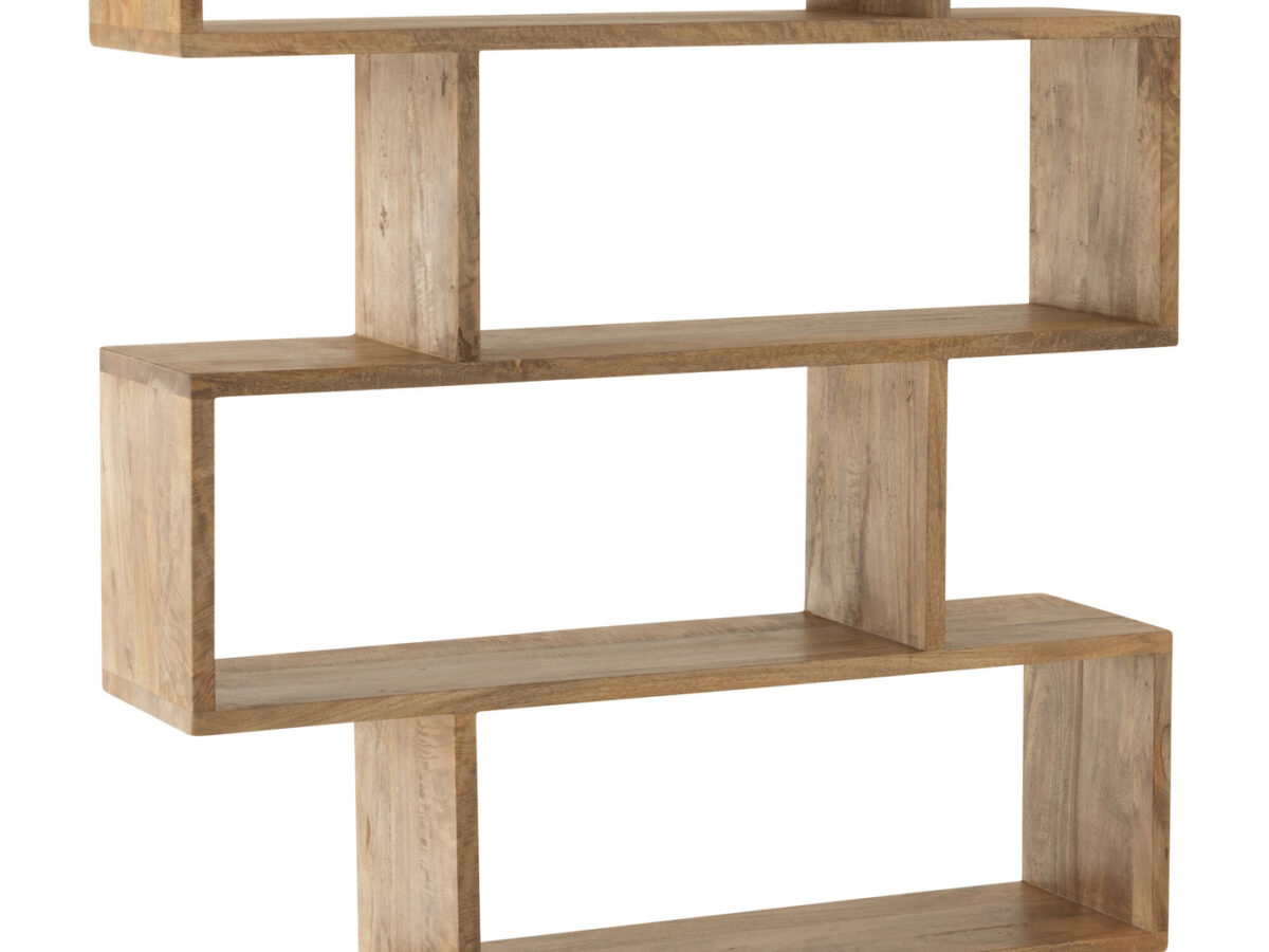 0.jpg Boeken Kast Listo Mangohout Naturel