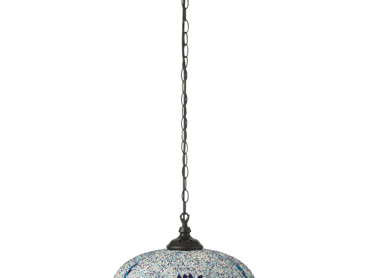 Hanglamp Mozaïek Blauw Large