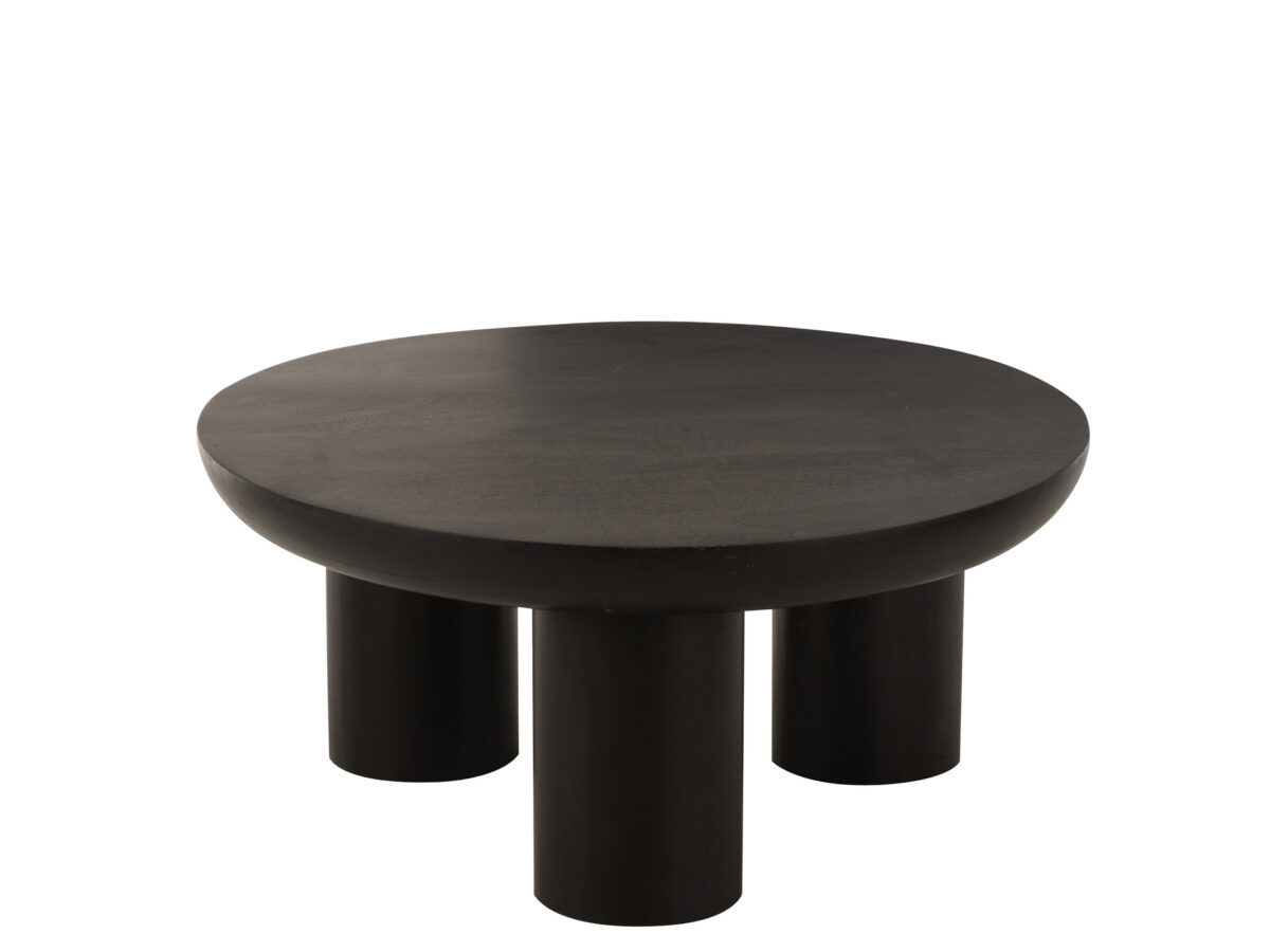 Salontafel Trio Mangohout Zwart