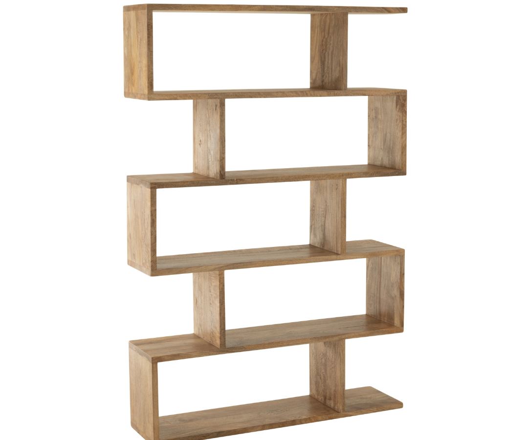 Boeken Kast Listo Mangohout Naturel