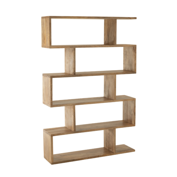 Boeken Kast Listo Mangohout Naturel