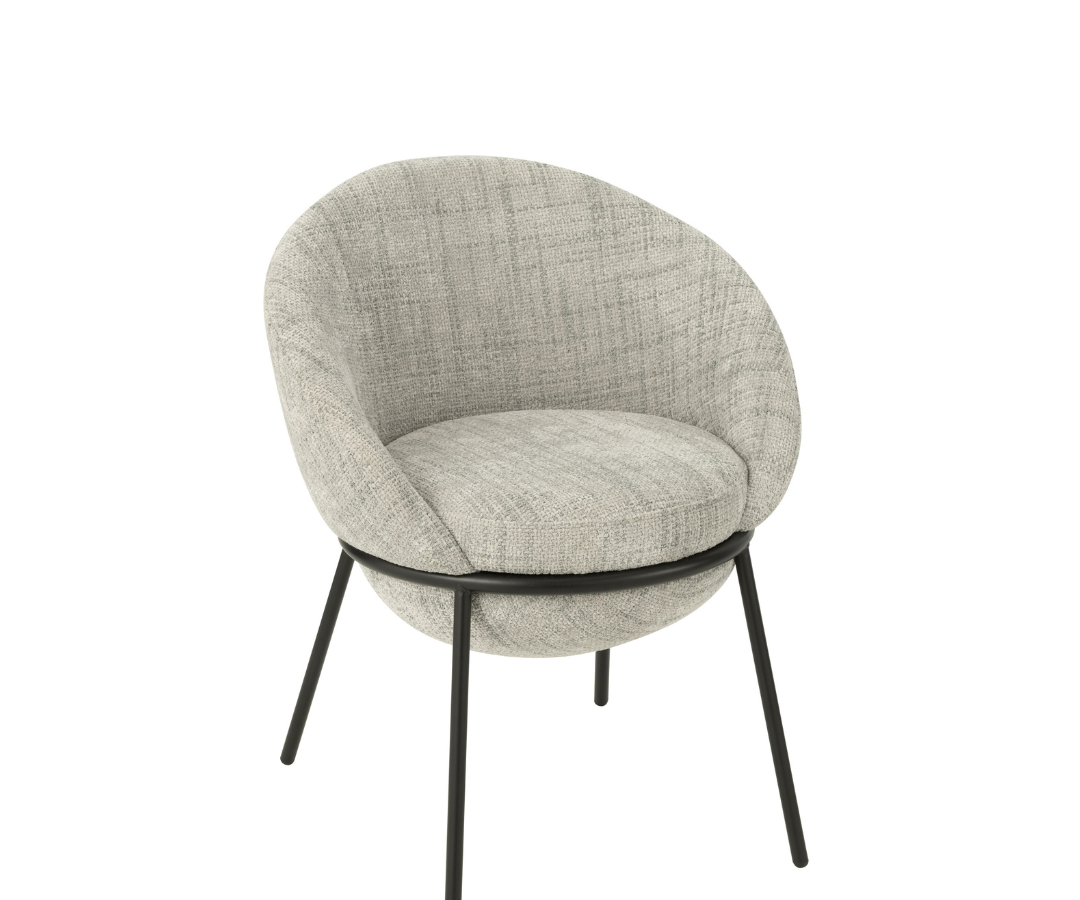 Stoel Esmeralda Grijs