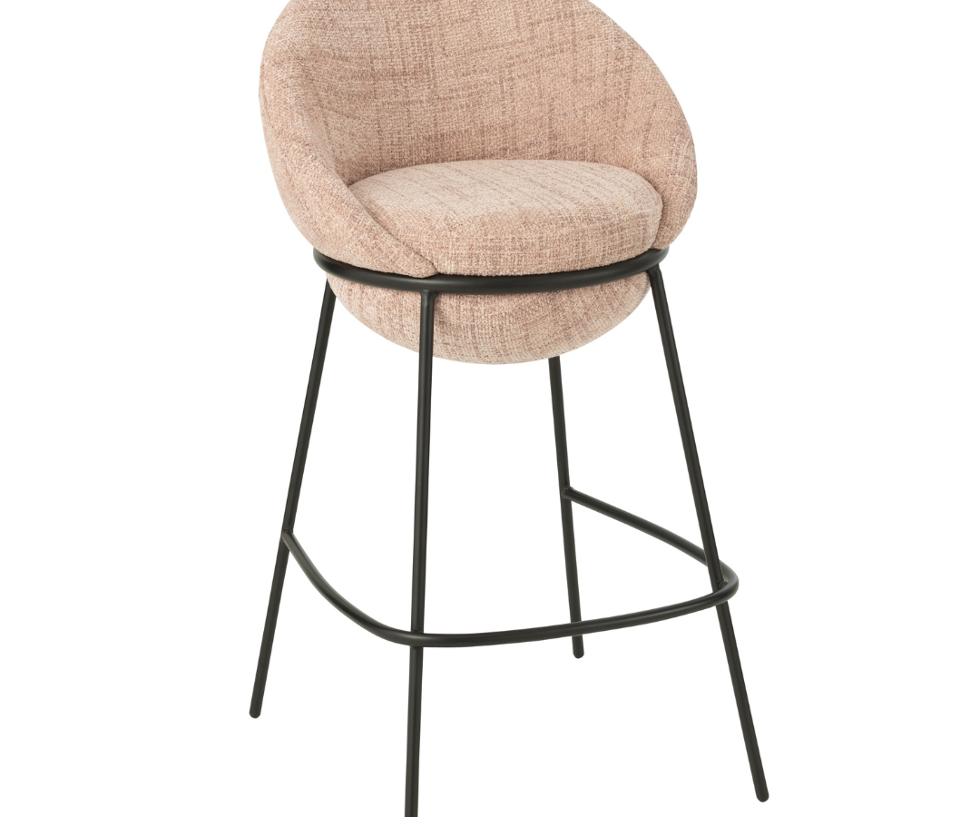 Barkruk Esmeralda Poederroze J-line