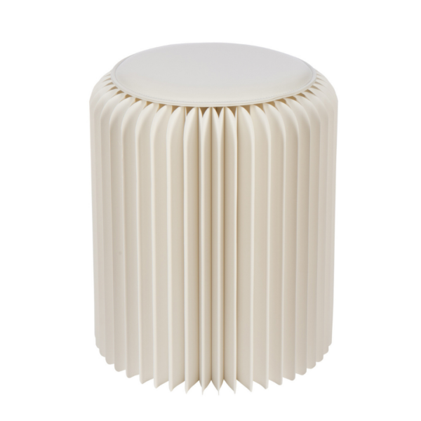 Opvouwbare Poef Off-white | J-line 56756 Opvouwbare Poef Off-white | J-line