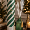 Reed Diffuser Magic Geurolie GroenWit 500 ml 58725 Reed Diffuser Magic Geurolie Donkergroen/Wit 500 ml