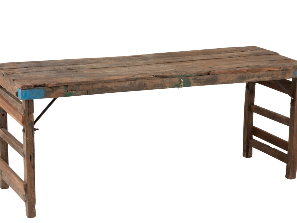 Console Oud Gerecycled Hout Bruin