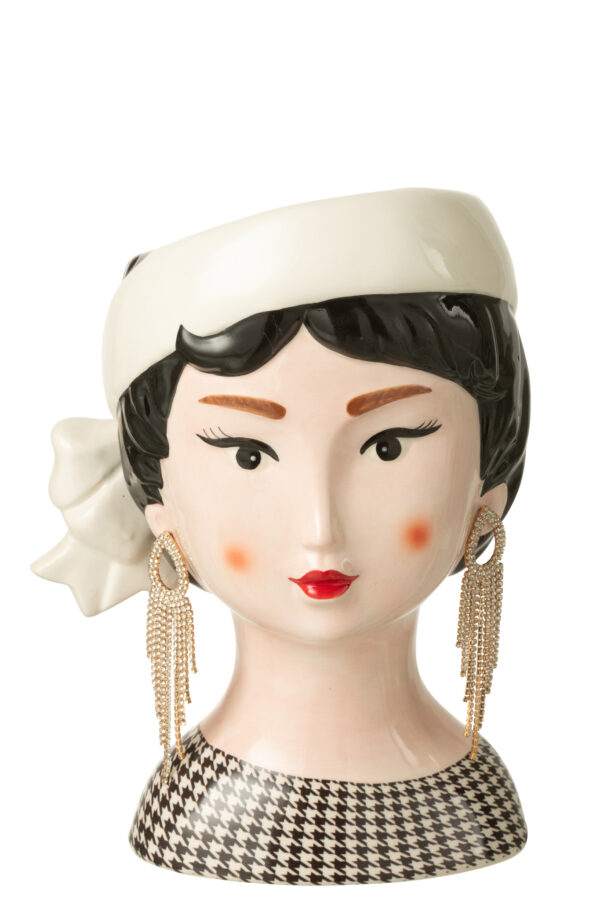 Vaas Pied-De-Poule Margo Keramiek Multicolor