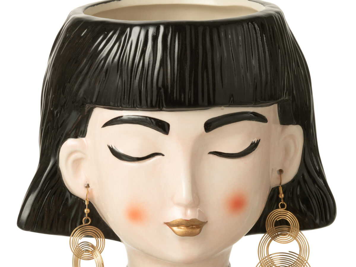 Vaas Pied-De-Poule Margo Keramiek Multicolor