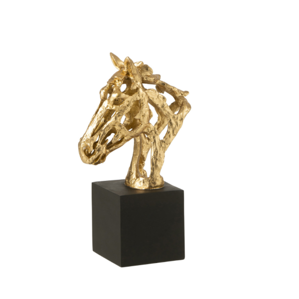 paard op voet Paard op voet goud zwart