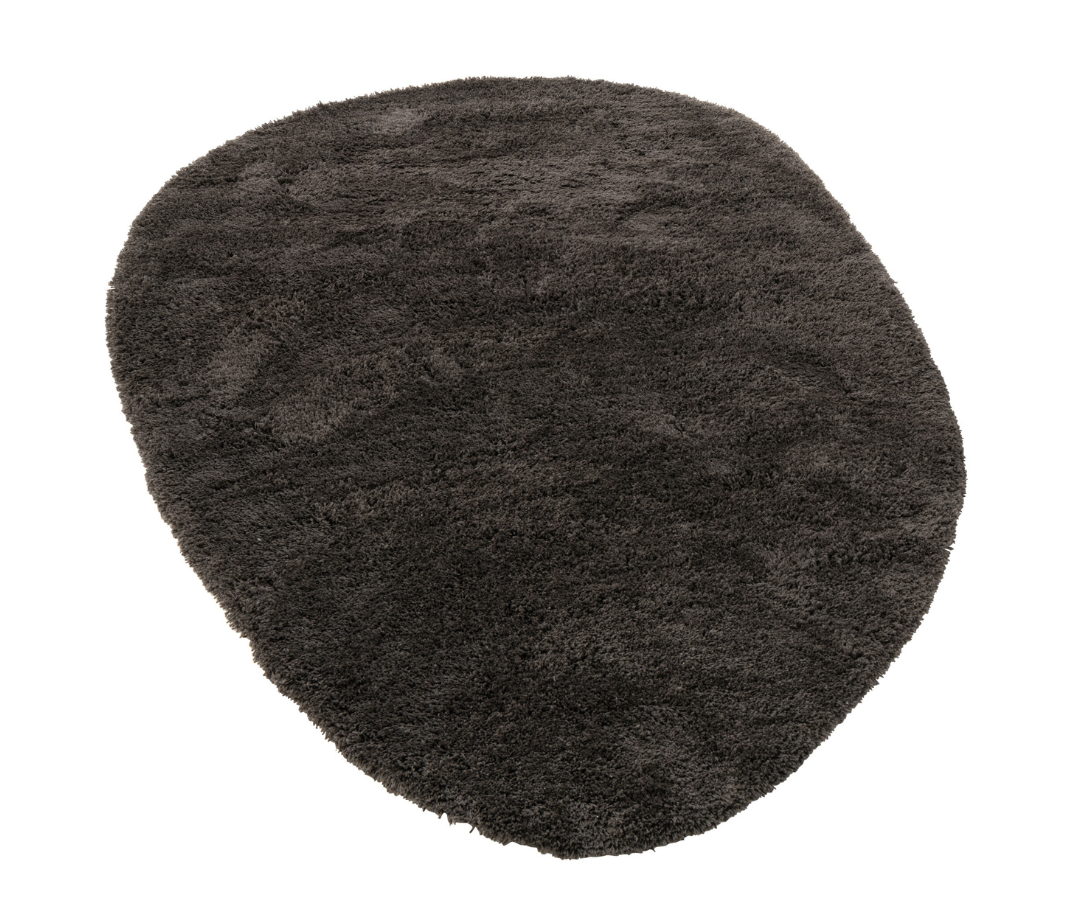 56350 Vloerkleed Fluffy donkergrijs