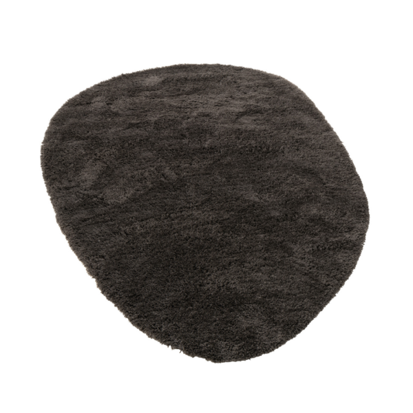 Vloerkleed Fluffy donkergrijs