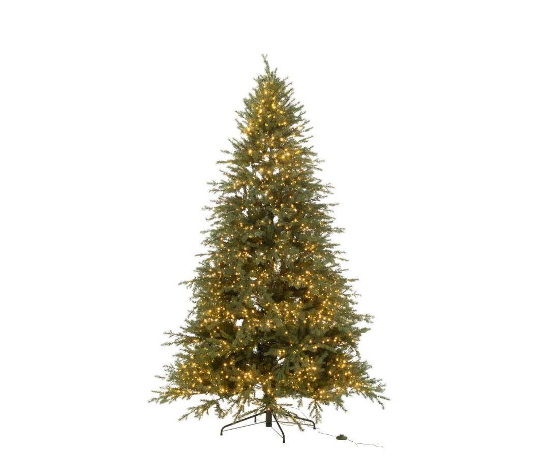 58752 Kerstboom 3000 Led Kunst Donkergroen Groot Kerstboom 3000 Led Kunst Donkergroen Groot