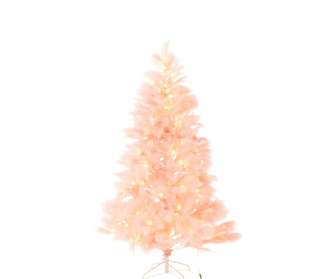 Kerstboom 400 Led Pampa Metaal Lichtroze