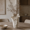 Witte Keramische Vaas Helix 58557 Witte Keramische Vaas Helix