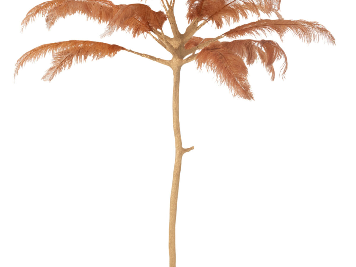 Boom Pluimen Goud/Oker Groot