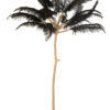 Boom Pluimen Goud/Zwart Groot
