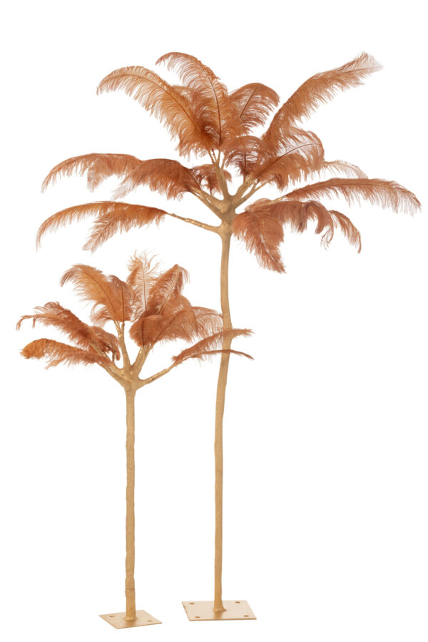 Boom Pluimen Goud/Oker Groot