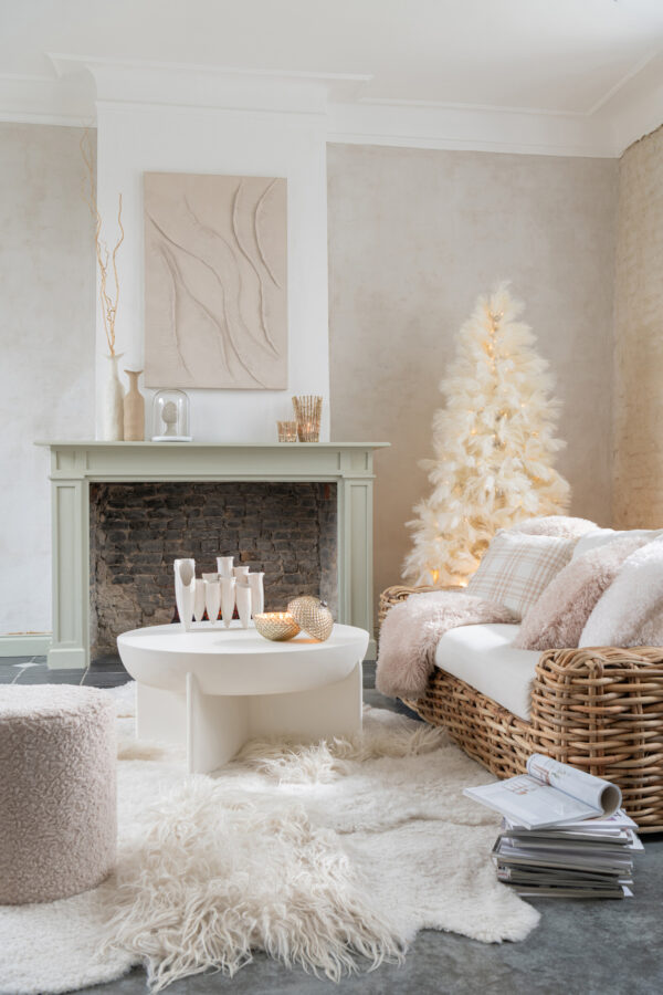 Kerstboom 400 Led Pampa Metaal Ecru