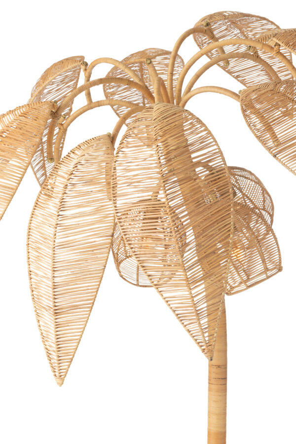 Vloerlamp Kokospalm Rotan