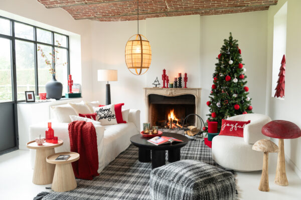 Vloerlamp Schroefdraad Ailanthushout Zwart/Grijs