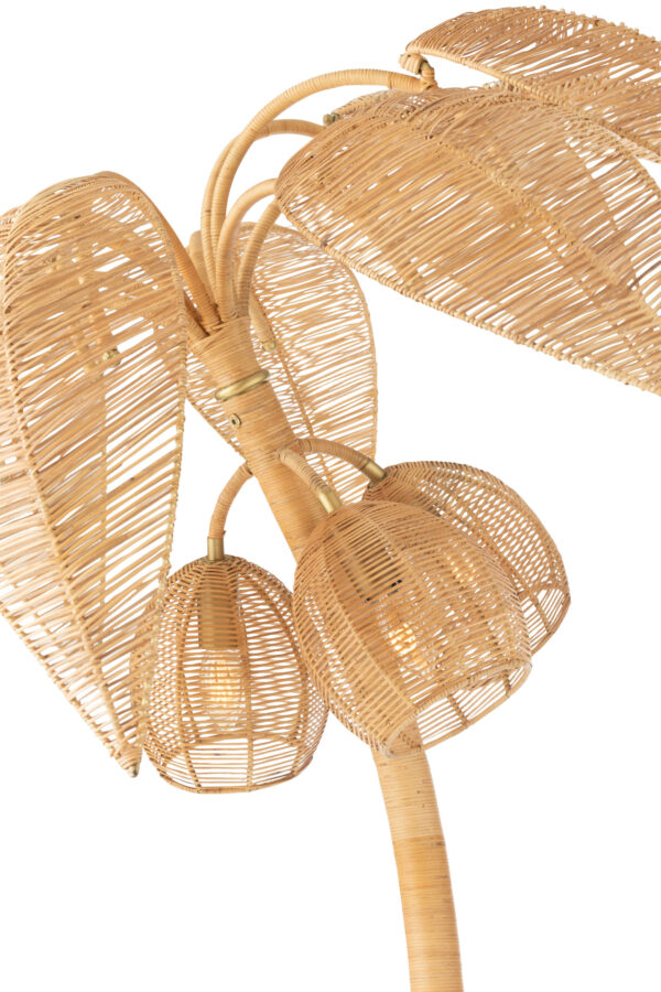 Vloerlamp Kokospalm Rotan