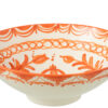 Lebrillo kom Granada keramiek wit/oranje